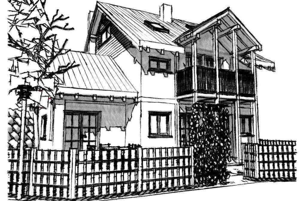 פלאכאו Ferienhaus Waldsicht מראה חיצוני תמונה